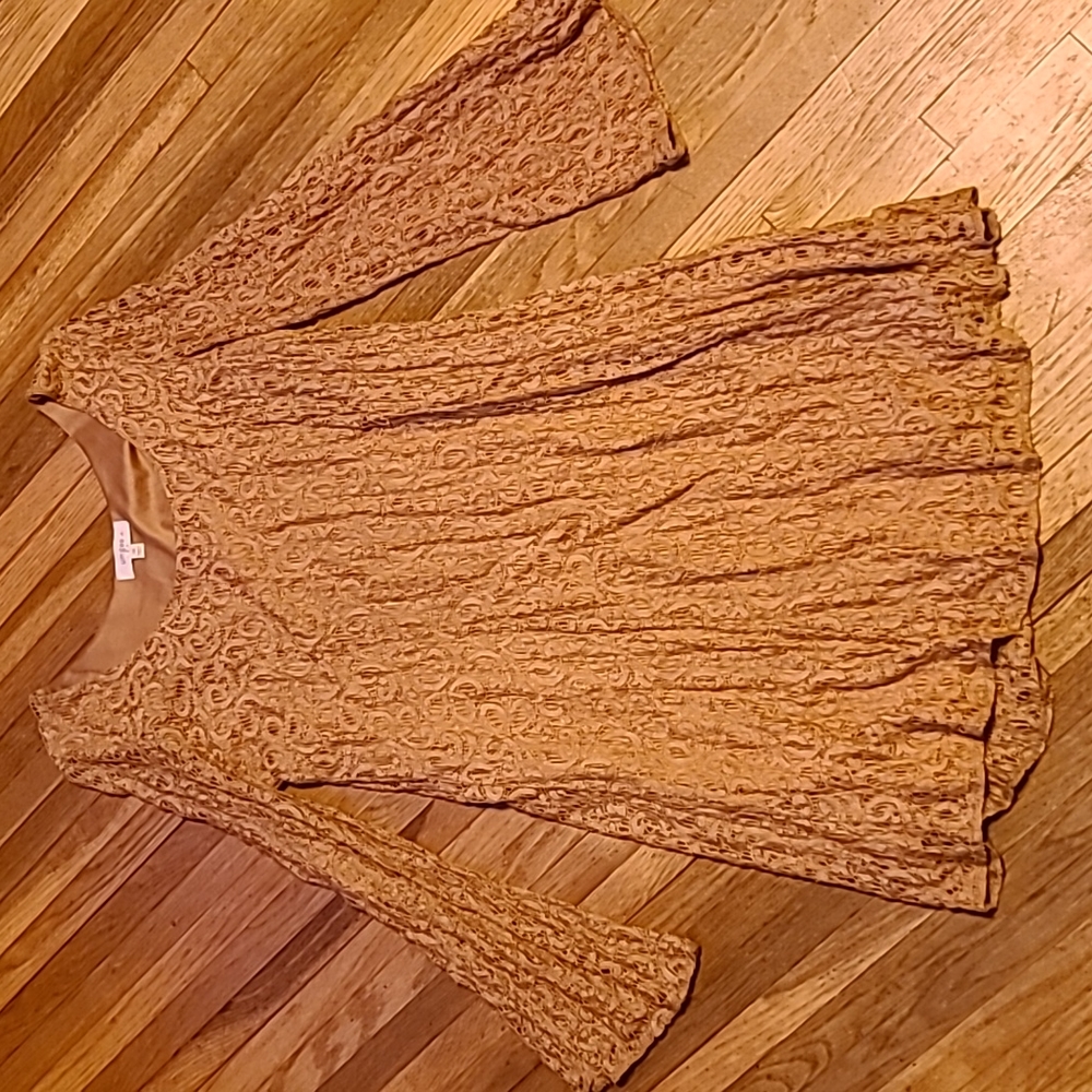 Women's plus Long Sleeve Dress. Western style